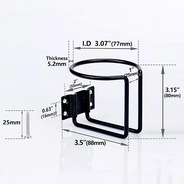 Black Cup Holder Black Cup Holder