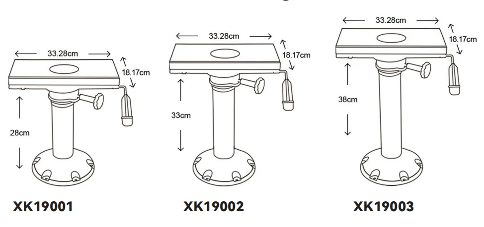 Fixed Height Pedestal With Slide manufacturers